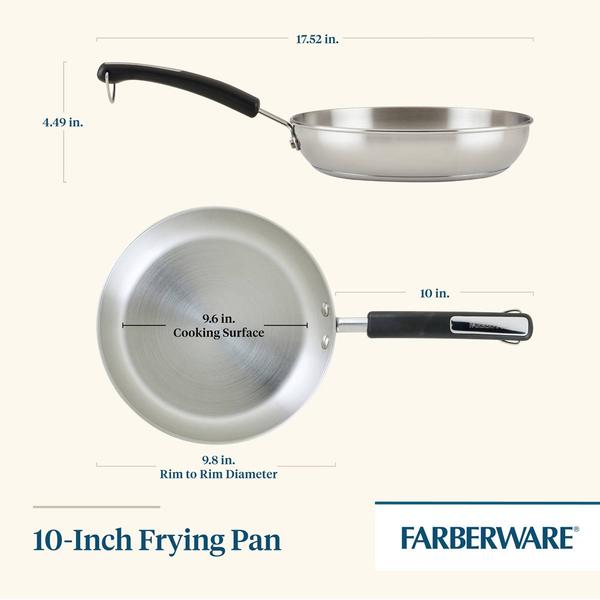 Farberware(R) Brilliance Stainless Steel 10in. Frying Pan alternate view