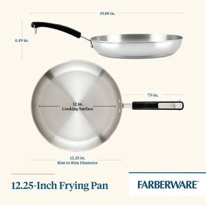 Farberware(R) Brilliance Stainless Steel 12.25in. Frying Pan alternate view