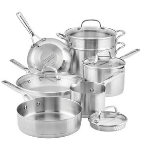 KitchenAid(R) Stainless Steel 3-Ply Base 11pc. Cookware Set
