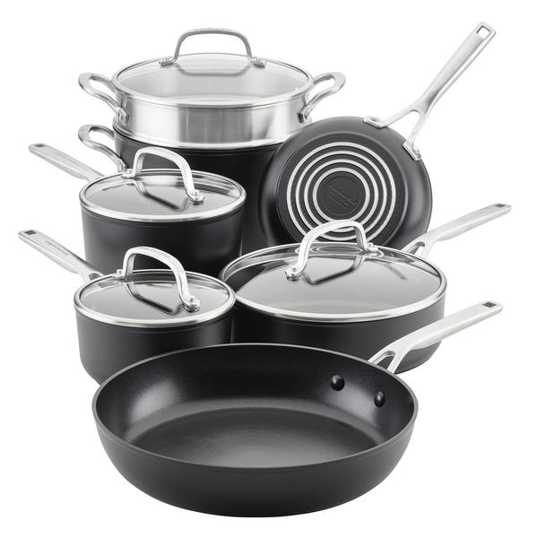 KitchenAid(R) Hard-Anodized Induction 11pc. Cookware Set