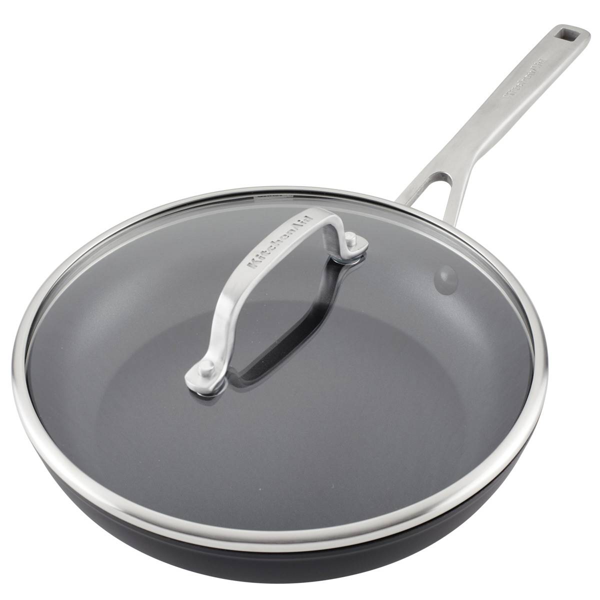 KitchenAid(R) 10in. Hard Anodized Induction Frying Pan W/ Lid