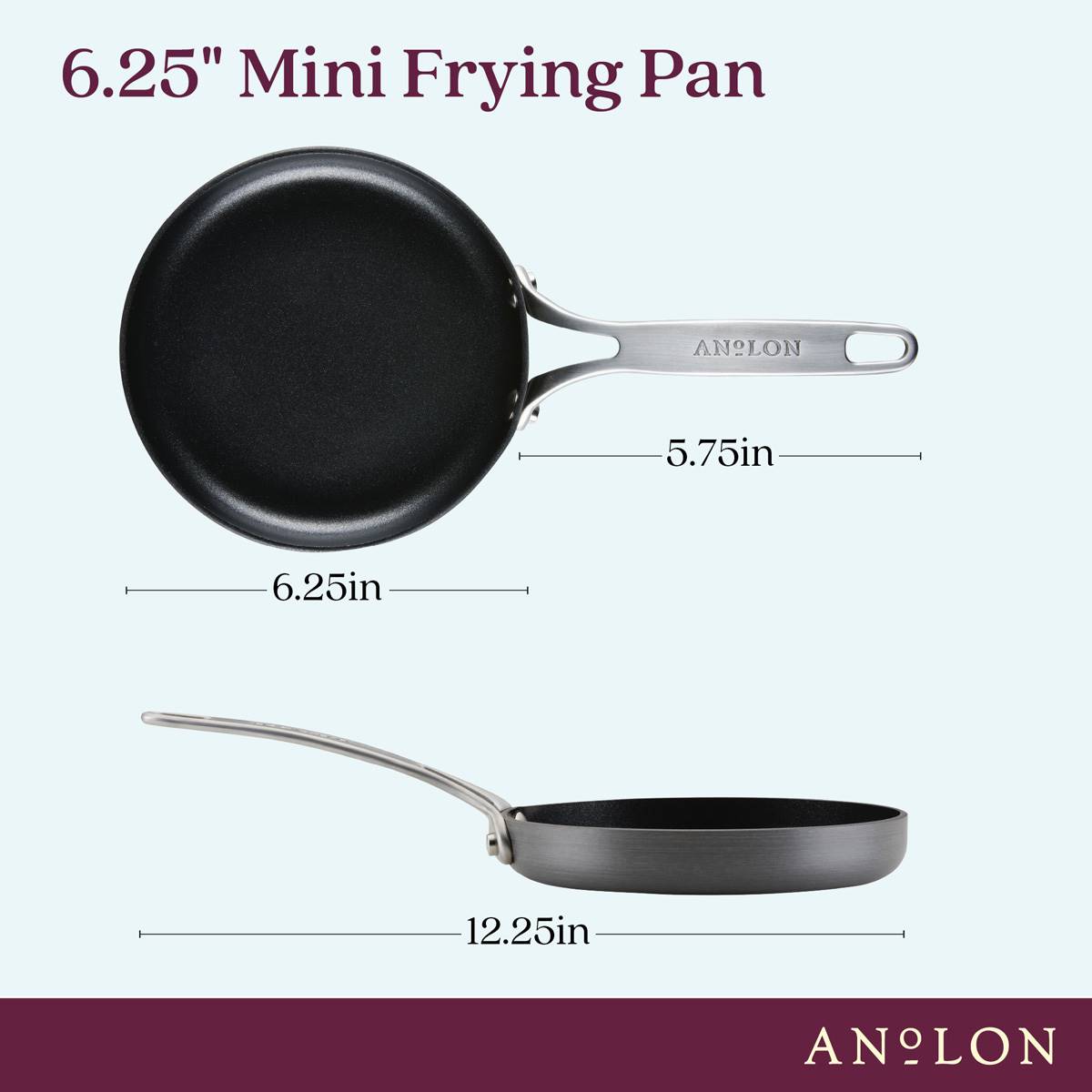 Anolon(R) Hard Anodized Nonstick Mini Skillet Frying Pan