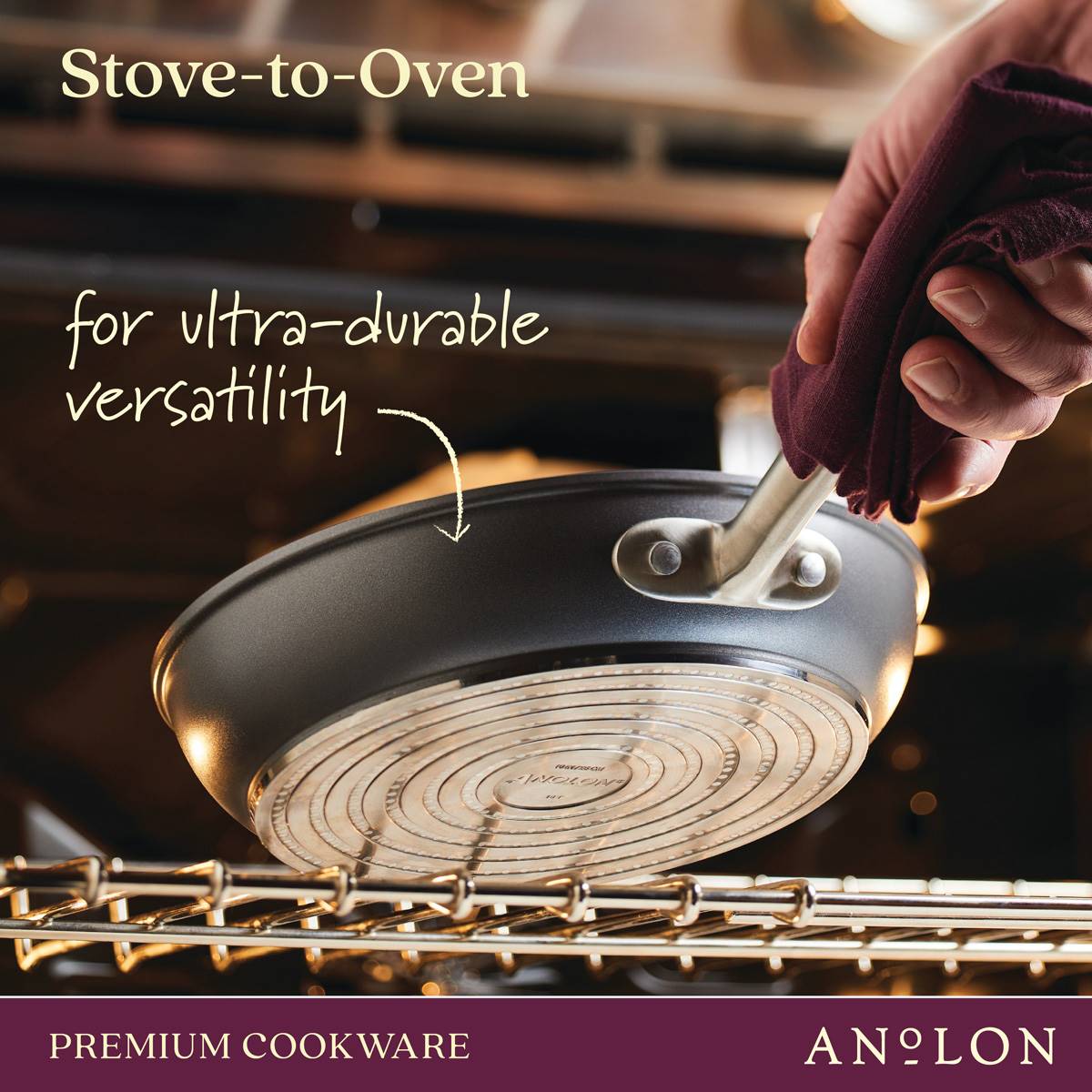 Anolon(R) Accolade 10pc. Hard-Anodized Nonstick Cookware Set