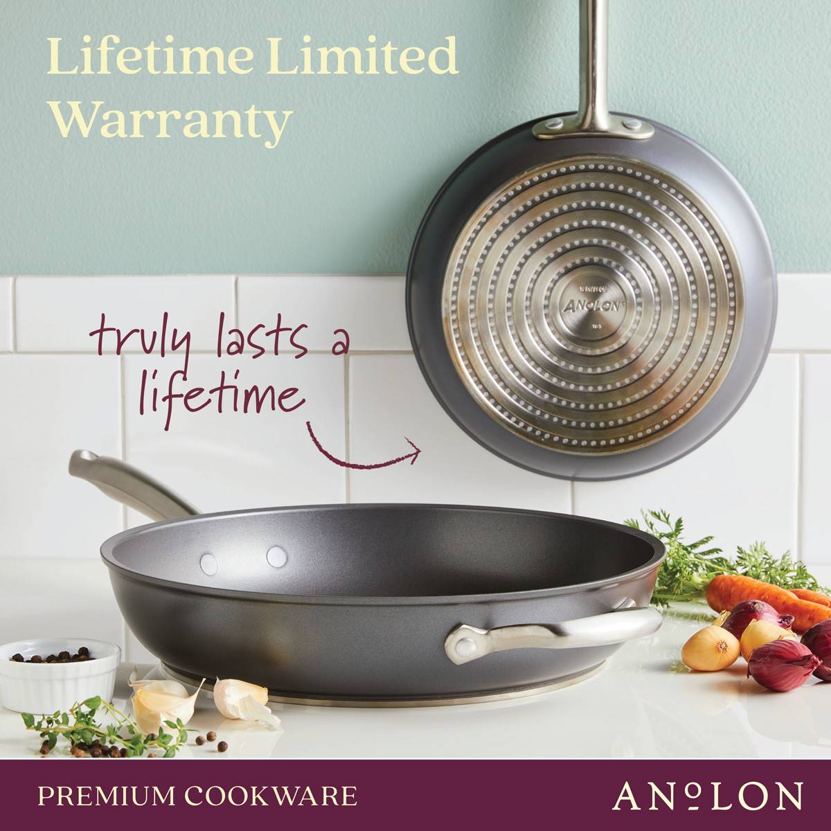 Anolon(R) Accolade 10pc. Hard-Anodized Nonstick Cookware Set
