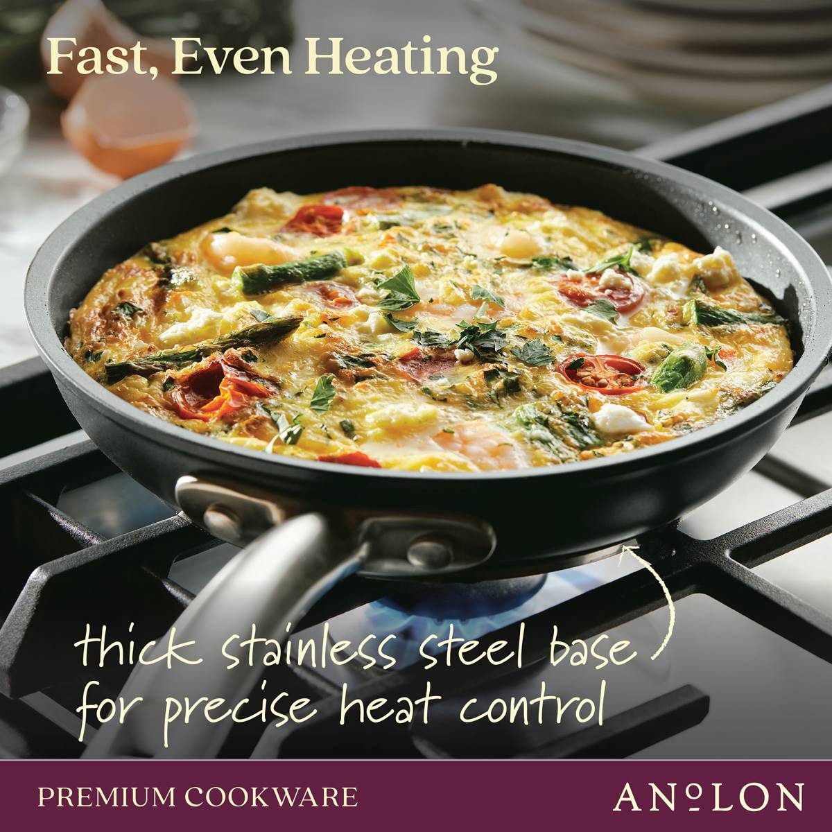 Anolon(R) Accolade 8in. Hard-Anodized Nonstick Frying Pan