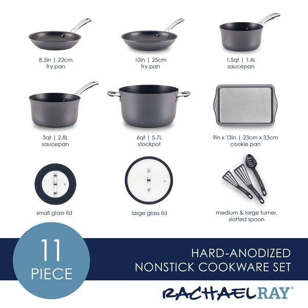 Rachael Ray Cook + Create 11pc. Nonstick Cookware Set alternate view
