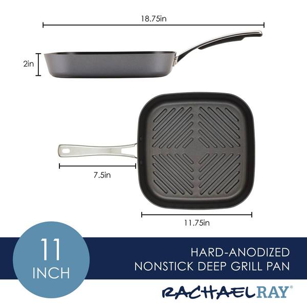 Rachael Ray Cook + Create 11in. Nonstick Deep Grill Pan alternate view