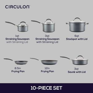 Circulon(R) A1 Series 10pc. Nonstick Induction Cookware Set alternate view