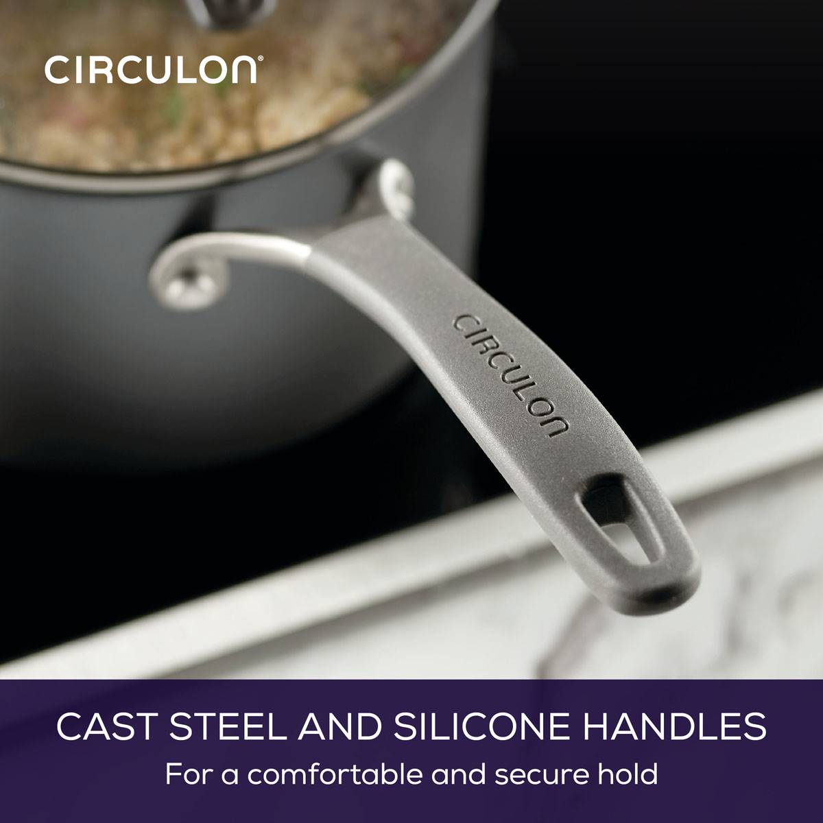 Circulon A1 Series Nonstick 3qt. Straining Saucepan W/Lid