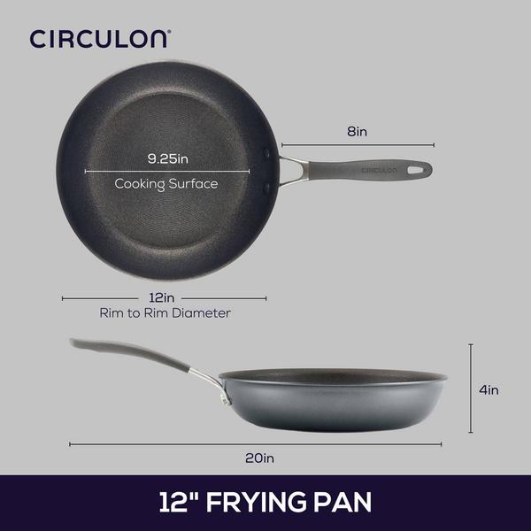 Circulon(R) A1 Series Nonstick Induction 12in. Frying Pan alternate view