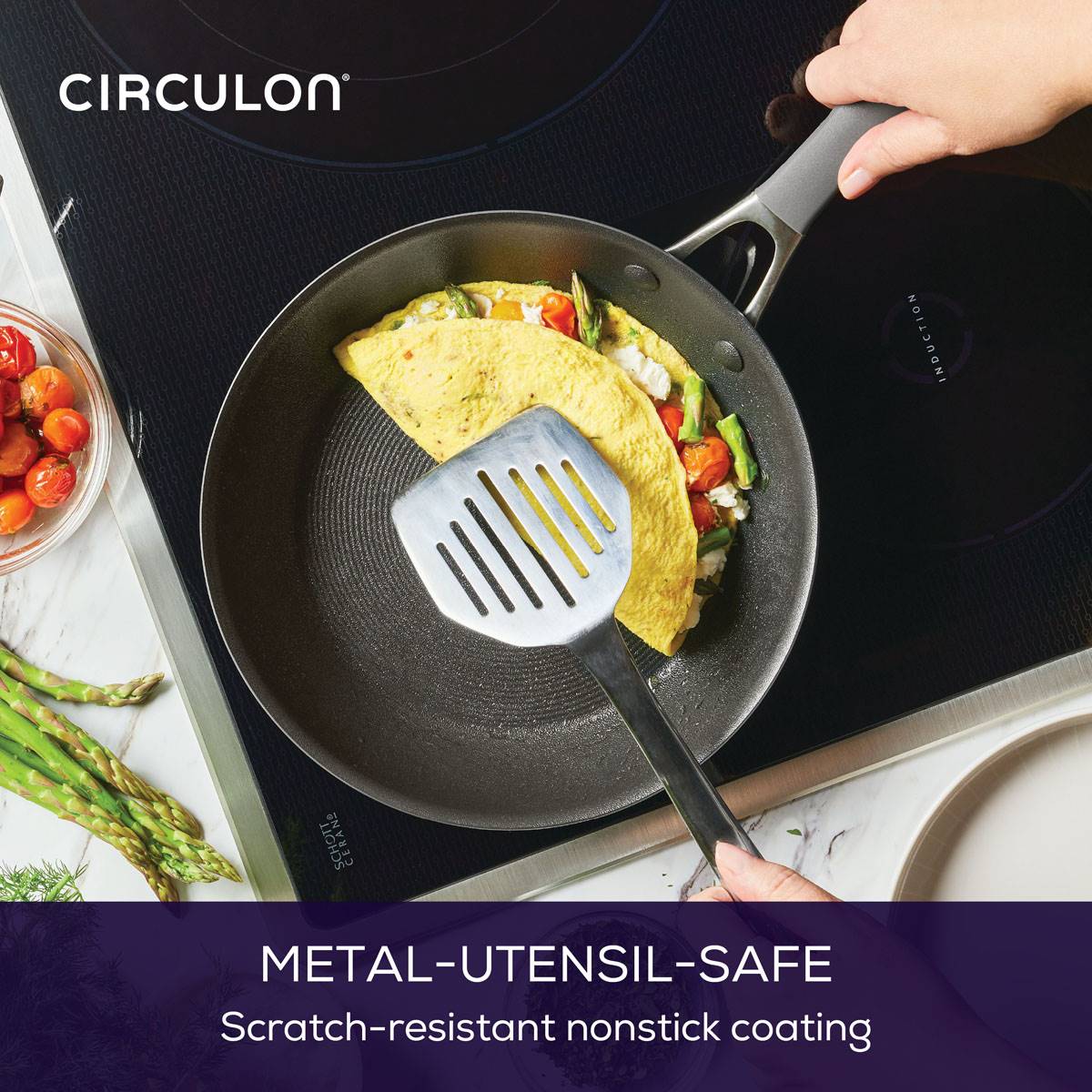 Circulon(R)  A1 Series 8pc. Nonstick Induction Cookware Set