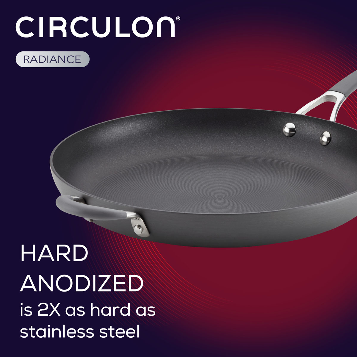 Circulon(R) Radiance 14in. Hard-Anodized Non-Stick Frying Pan
