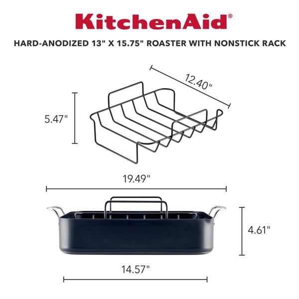 KitchenAid(R) Hard-Anodized Nonstick Roasting Pan alternate view