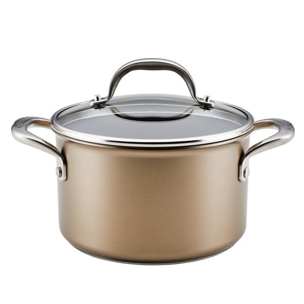 Anolon(R) Ascend Hard Anodized Nonstick Saucepot with Lid - 4-Quart