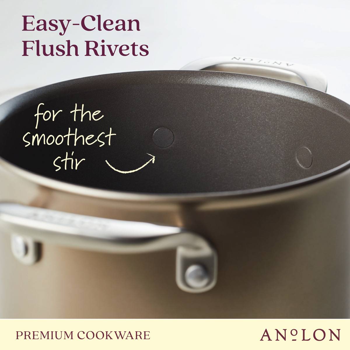 Anolon(R) Ascend Hard Anodized Nonstick Saucepot With Lid - 4-Quart