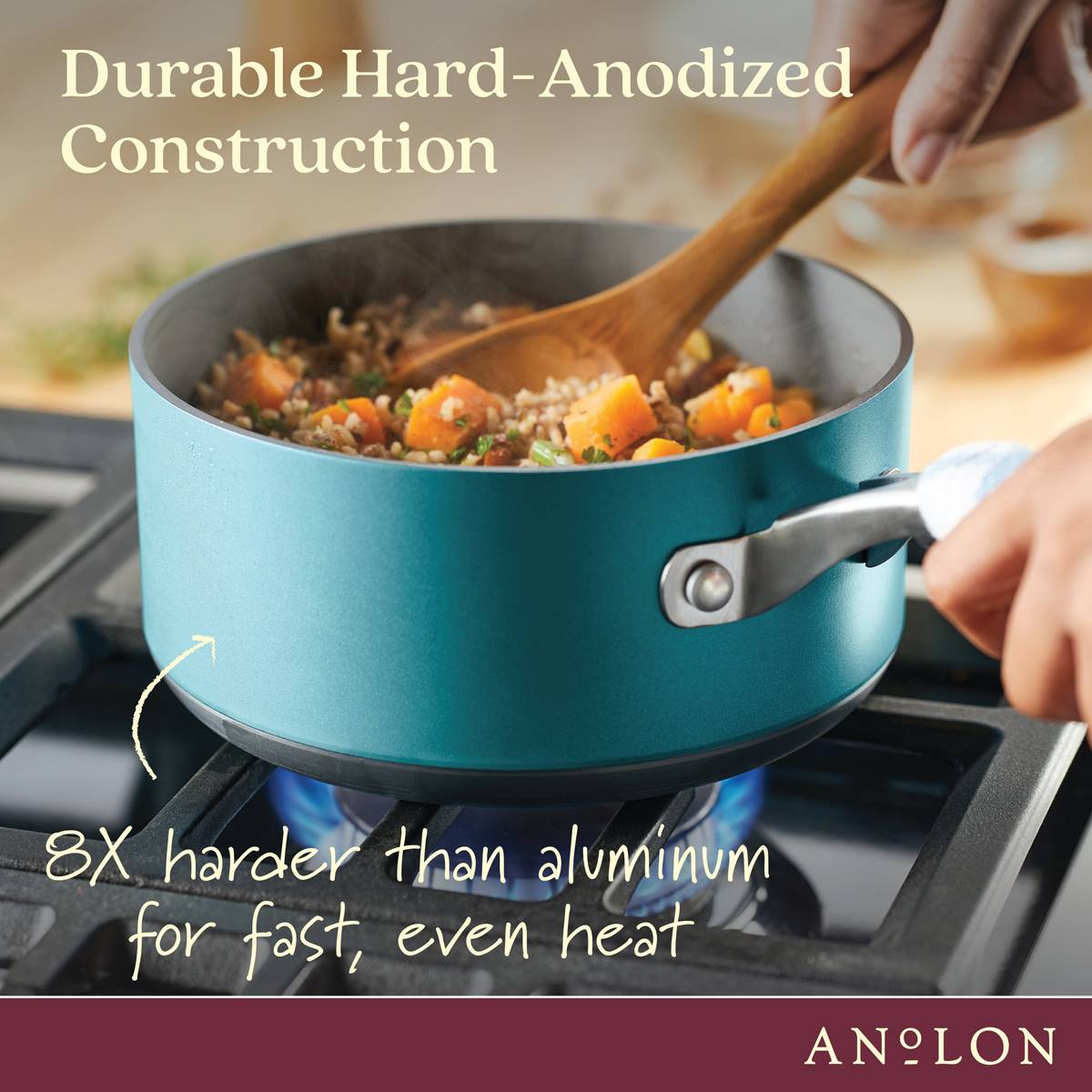 Anolon(R) Achieve Hard Anodized Nonstick 2qt. Sauce Pan