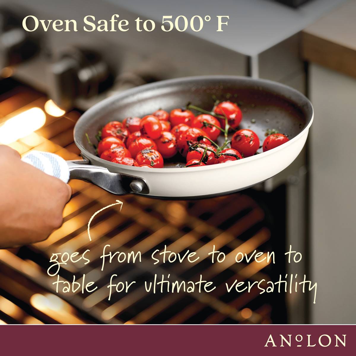 Anolon(R) Achieve Hard Anodized Nonstick 8.25in. Frying Pan