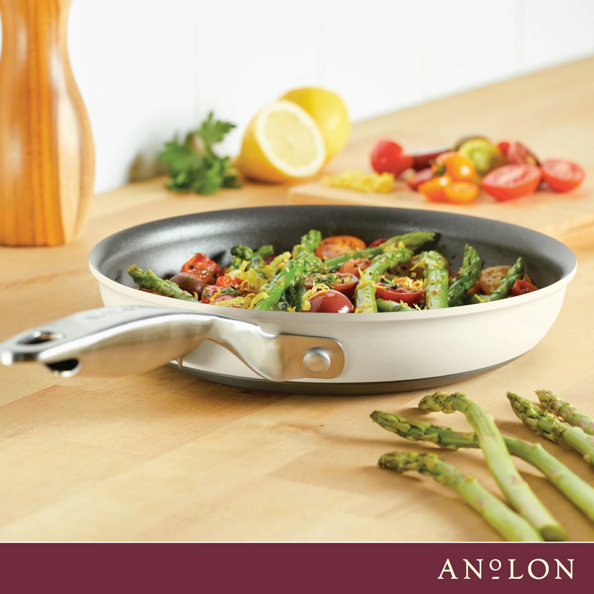 Anolon(R) Achieve Hard Anodized Nonstick 8.25in. Frying Pan