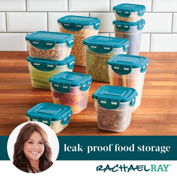 Rachael Ray 20pc. Leak-Proof Stacking Food Storage Container Set alternate view