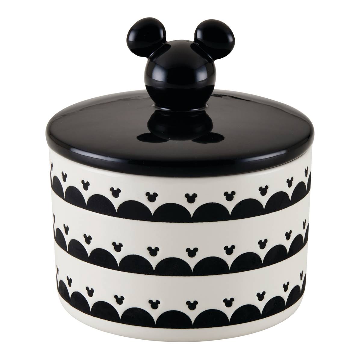 Disney Home Monochrome 3.5 Cup Medium Ceramic Canister