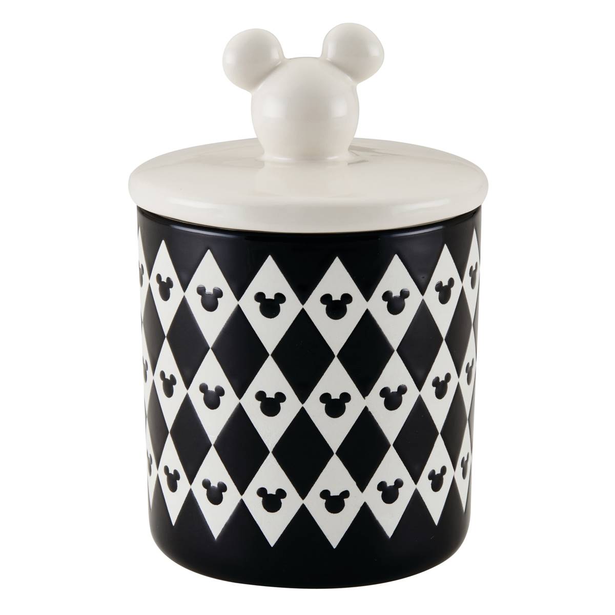 Disney Home Monochrome 2.8 Cup Small Ceramic Canister