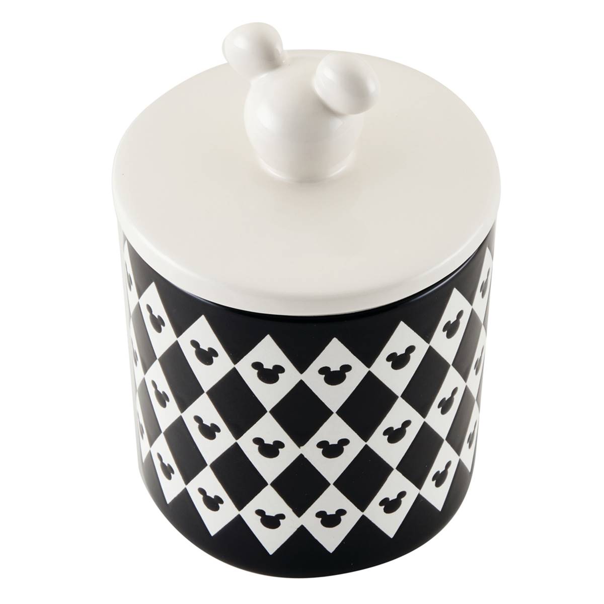 Disney Home Monochrome 2.8 Cup Small Ceramic Canister