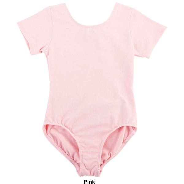 Girls (4-14) Jacques Moret(R) Kids Short Sleeve Leotard alternate view