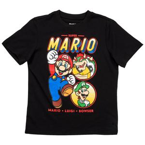 Boys (8-12) Nintendo Super Mario(tm) Bowser Luigi Short Sleeve Tee