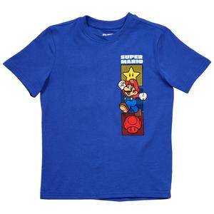 Boys (8-12) Nintendo Super Mario(tm) Short Sleeve Tee - Blue