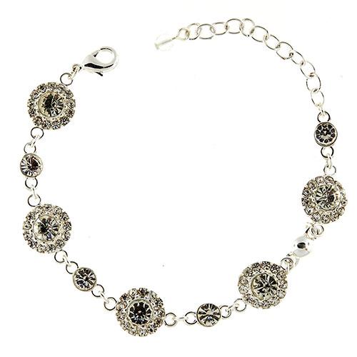 Napier Silver-Tone & Crystal Bracelet