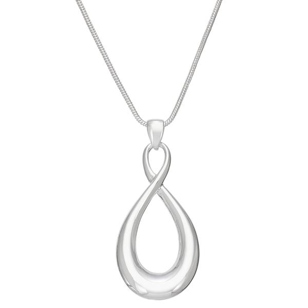 Napier Silver-Tone Pendant Necklace