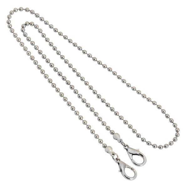 1928 Stainless Steel 3.1 mm Ball Chain Mask Holder