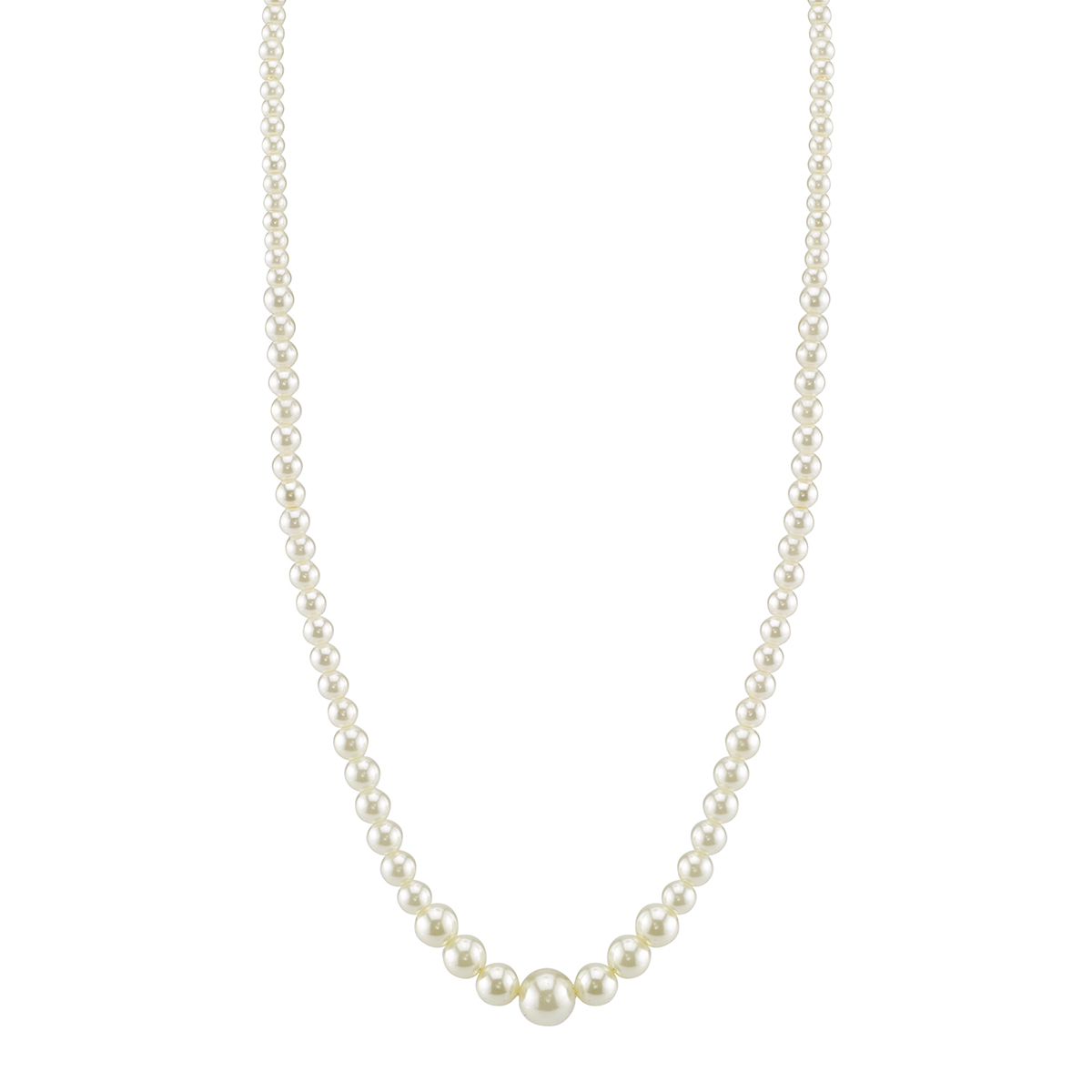 1928 Graduated Faux Pearl Necklace