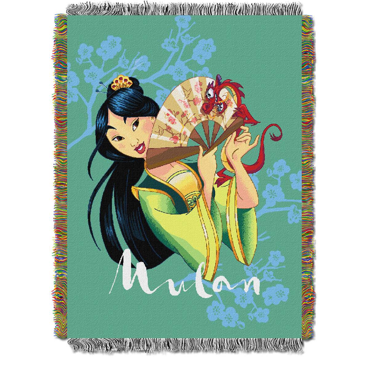 Northwest Princess Mulan Tradition Woven Tapestry Throw