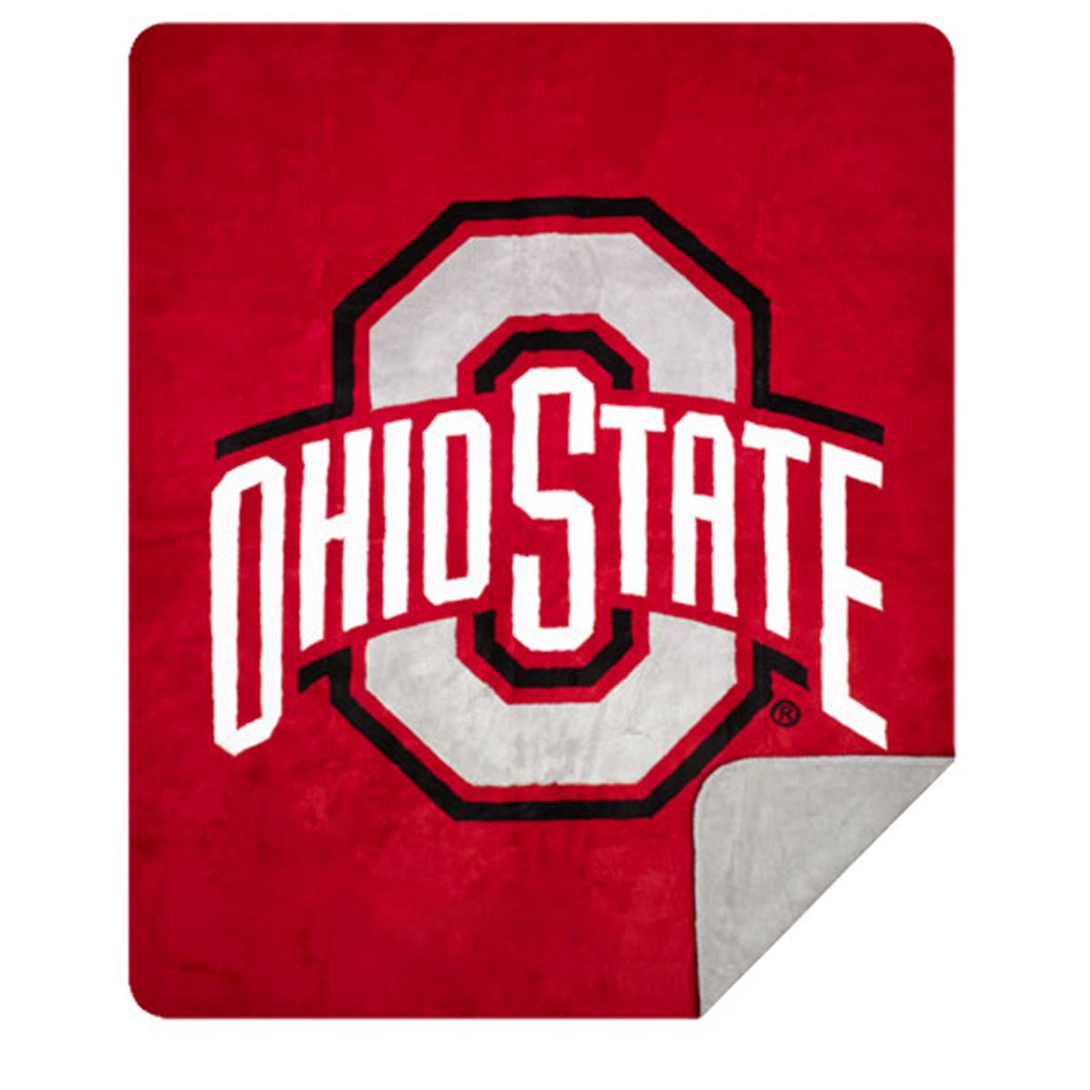 NCAA Ohio State Sliver Knit Throw