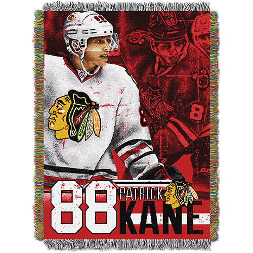 NHL Chicago Blackhawks Patrick Kane Tapestry Throw