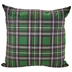Nourison Green Plaid Decorative Pillow - 18x18