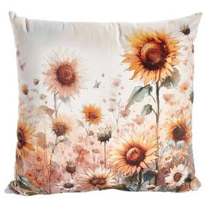 Nourison Highland Cow Sunflower Decorative Pillow - 18x18 alternate view