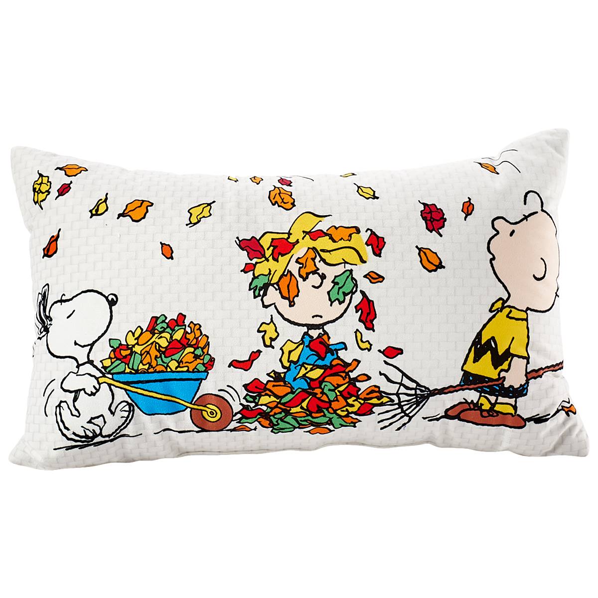 Nourison Peanuts Falling Leaves Decorative Pillow - 12x20