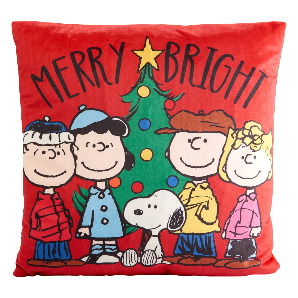 Nourison Peanuts Merry Bright Decorative Pillow - 18x18