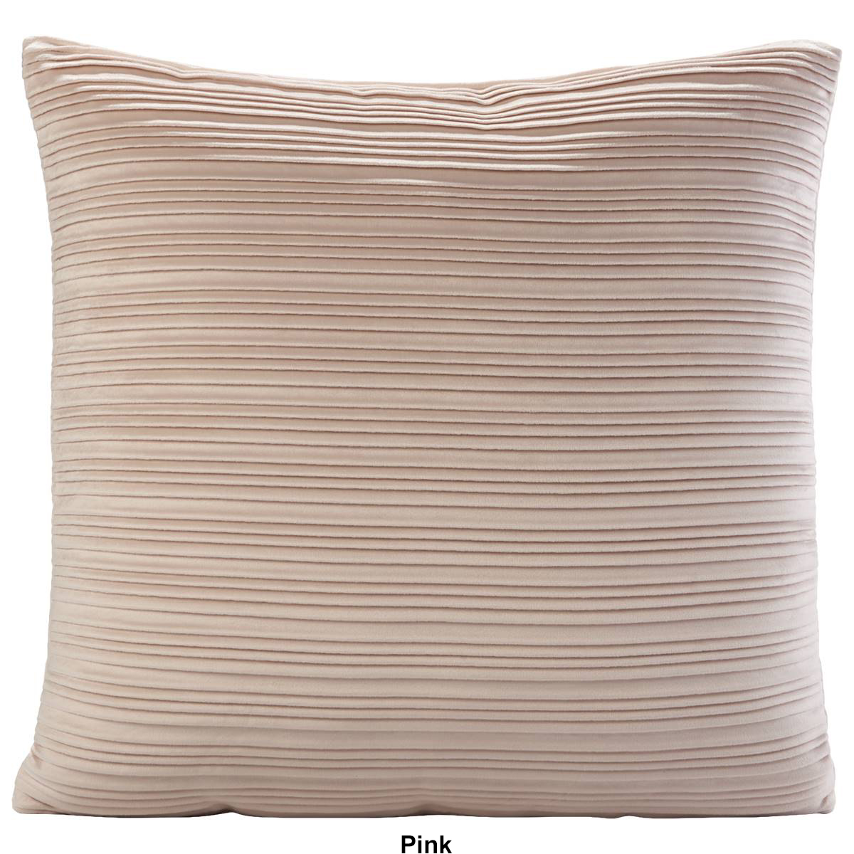 Waverly Pleated Velvet Decorative Pillow - 18x18