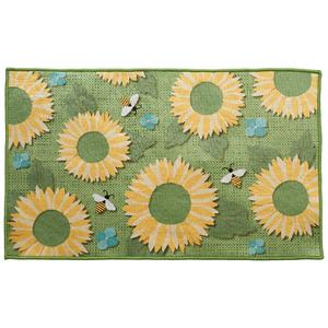 Nourison Flowers Bees Vintage Mat
