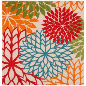 Nourison Aloha Tropical Indoor/Outdoor Square Rug