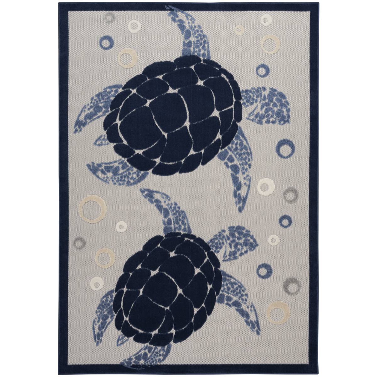 Nourison Aloha Large Turtles Indoor/Outdoor Area Rug