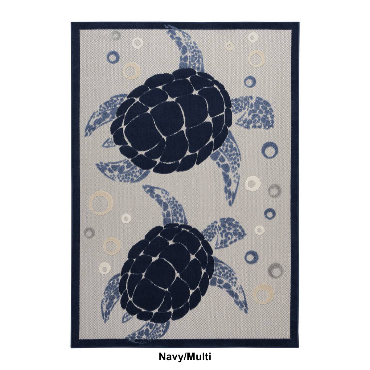 Nourison Aloha Large Turtles Indoor/Outdoor Area Rug