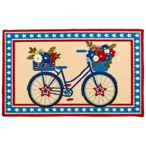 Nourison Patriotic Bicycle Accent Rug