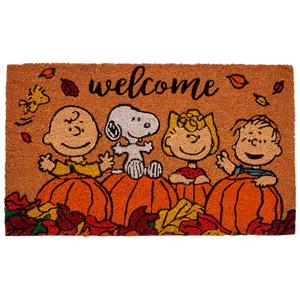 Nourison Peanuts(tm) Welcome Gang Harvest Doormat