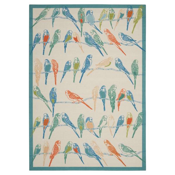 Nourison Waverly Sunshade Area Rug - Blue/Multi