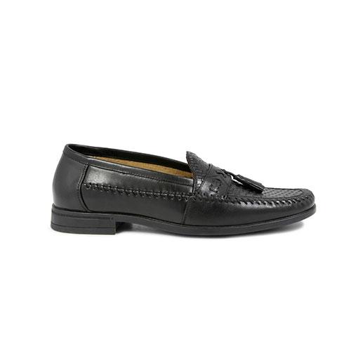 Mens Nunn Bush Strafford Woven Loafers alternate view