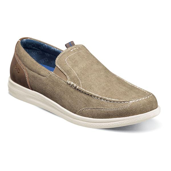 Mens Nunn Bush Brewski Canvas Venetian Loafers